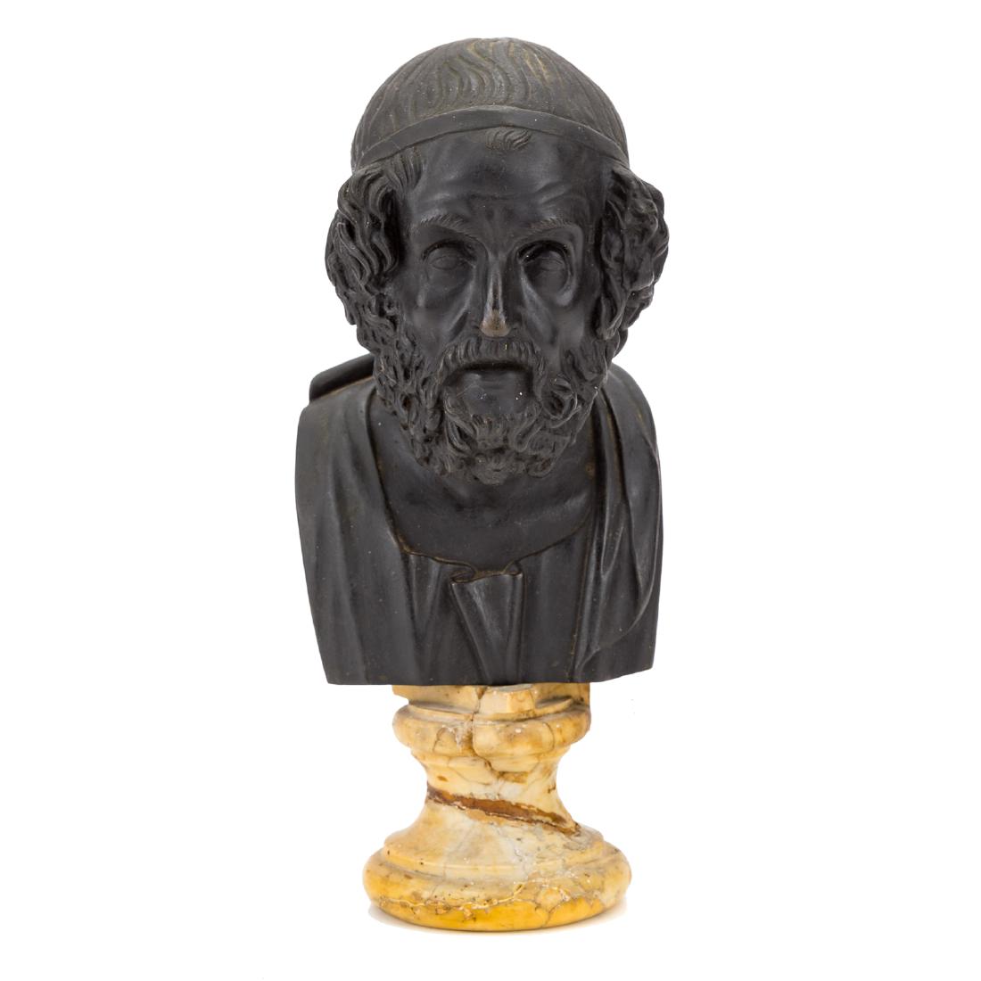 Continental cast metal bust of Homer (1 of 6)