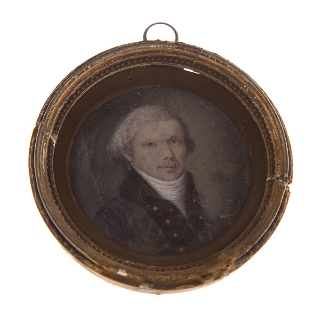 Portrait miniature, Robert Williams of Annapolis (1 of 3)