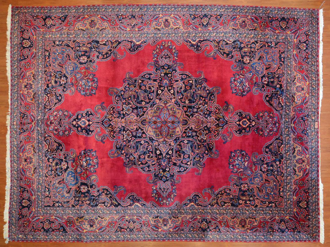 Fine Persian Meshed carpet, approx. 9.11 x 13 (1 of 4)