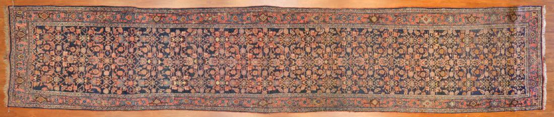 Antique Bijar runner, approx. 3.6 x 17.8 (1 of 3)