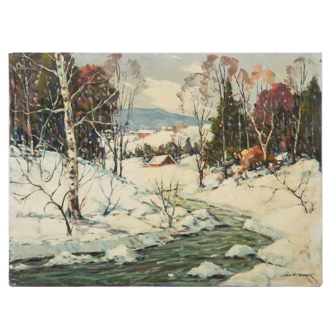 John F. Enser. "Early Snow, N.H." (1 of 4)