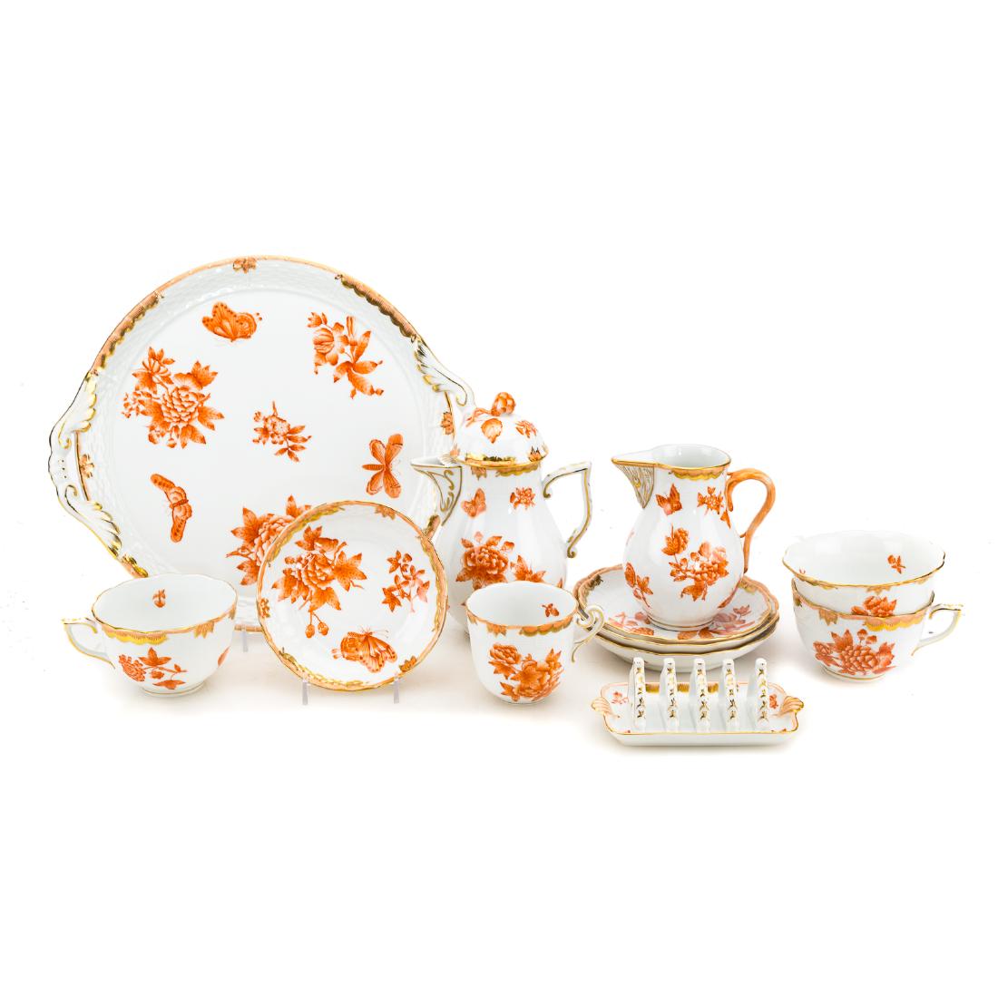 Herend porcelain partial tea/coffee service (1 of 7)