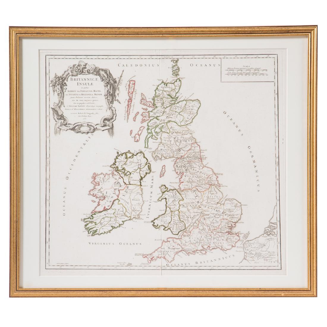 Robert Vaugondy, Britan Nicae, map (1 of 6)
