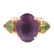 A Ladies 14K Amethyst & Peridot Ring