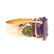 A Ladies 14K Amethyst & Peridot Ring - 2