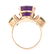 A Ladies 14K Amethyst & Peridot Ring - 4