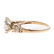 A Ladies Pear Shaped Diamond Ring in 14K - 3