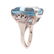 A Statement Aquamarine & Diamond Ring in Gold - 3