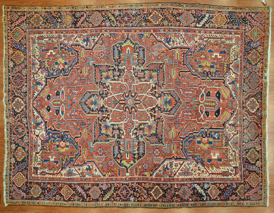 Persian Herez carpet, approx. 9.2 x 12 (1 of 4)