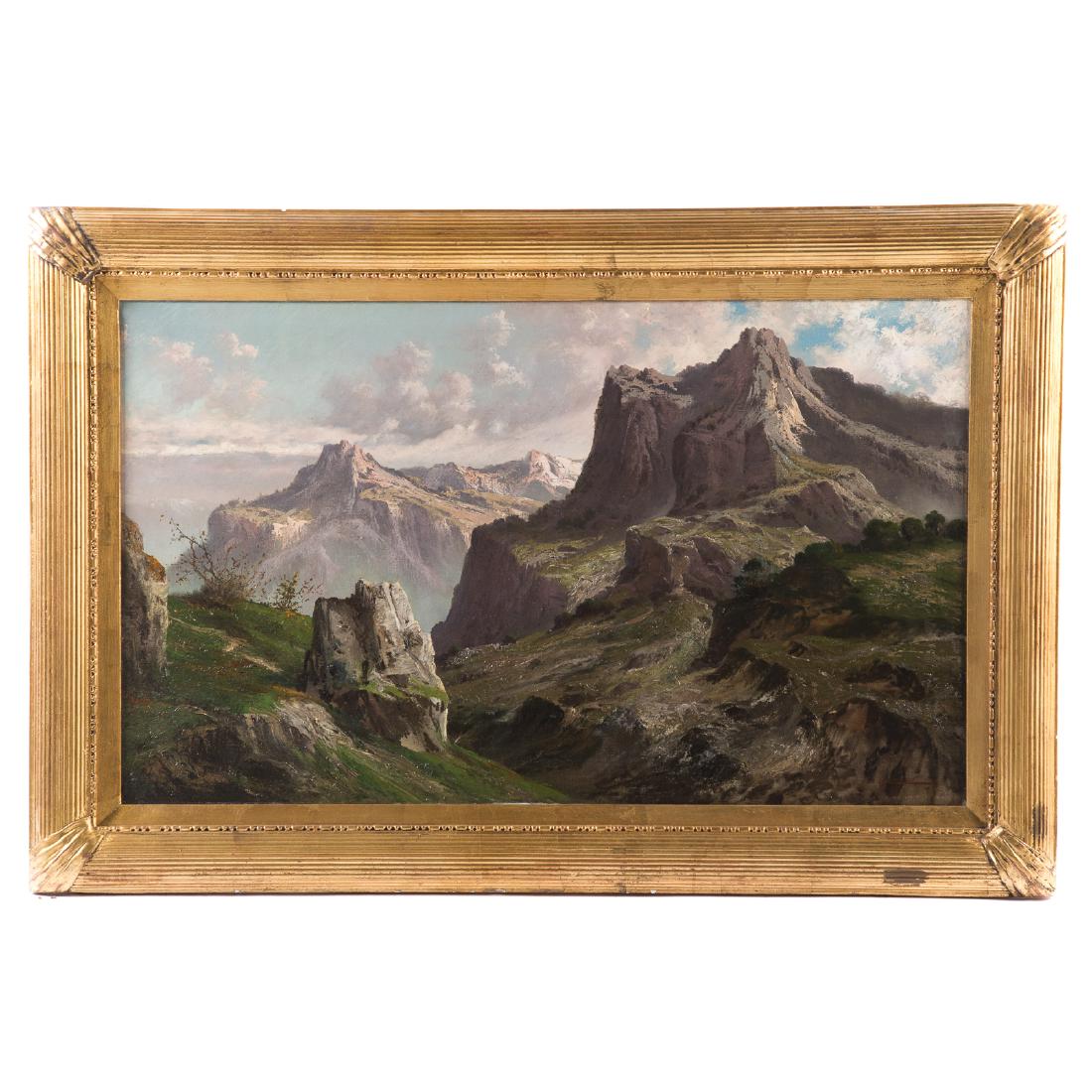 John Califano. Mountainous Landscape, oil (1 of 4)