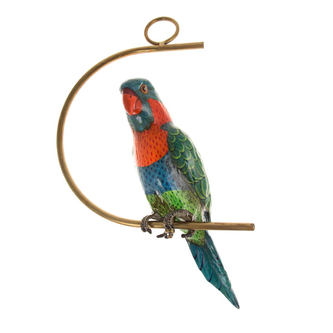 Sergio Bustamante. Parrot on swing (1 of 6)