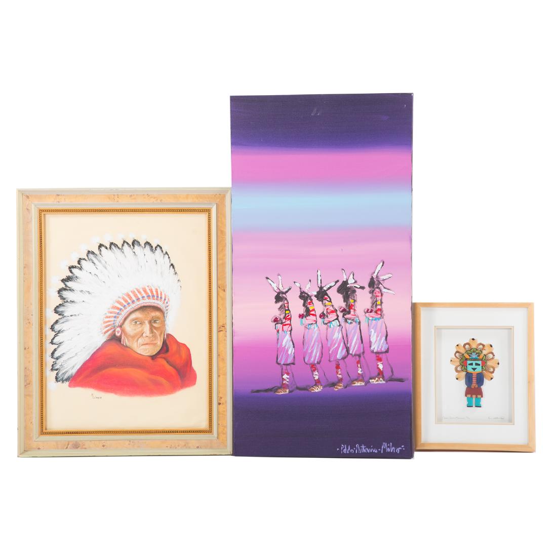 Three Native American themed artworks (1 of 7)