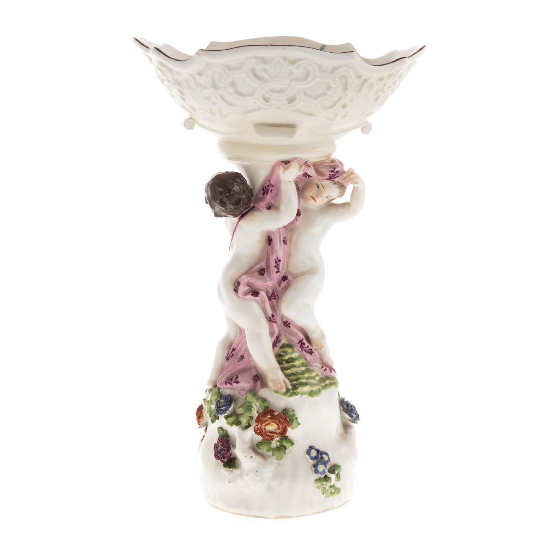 Meissen manner figural compote (1 of 8)