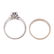 A Ladies Diamond Engagement Ring & Band Set - 3