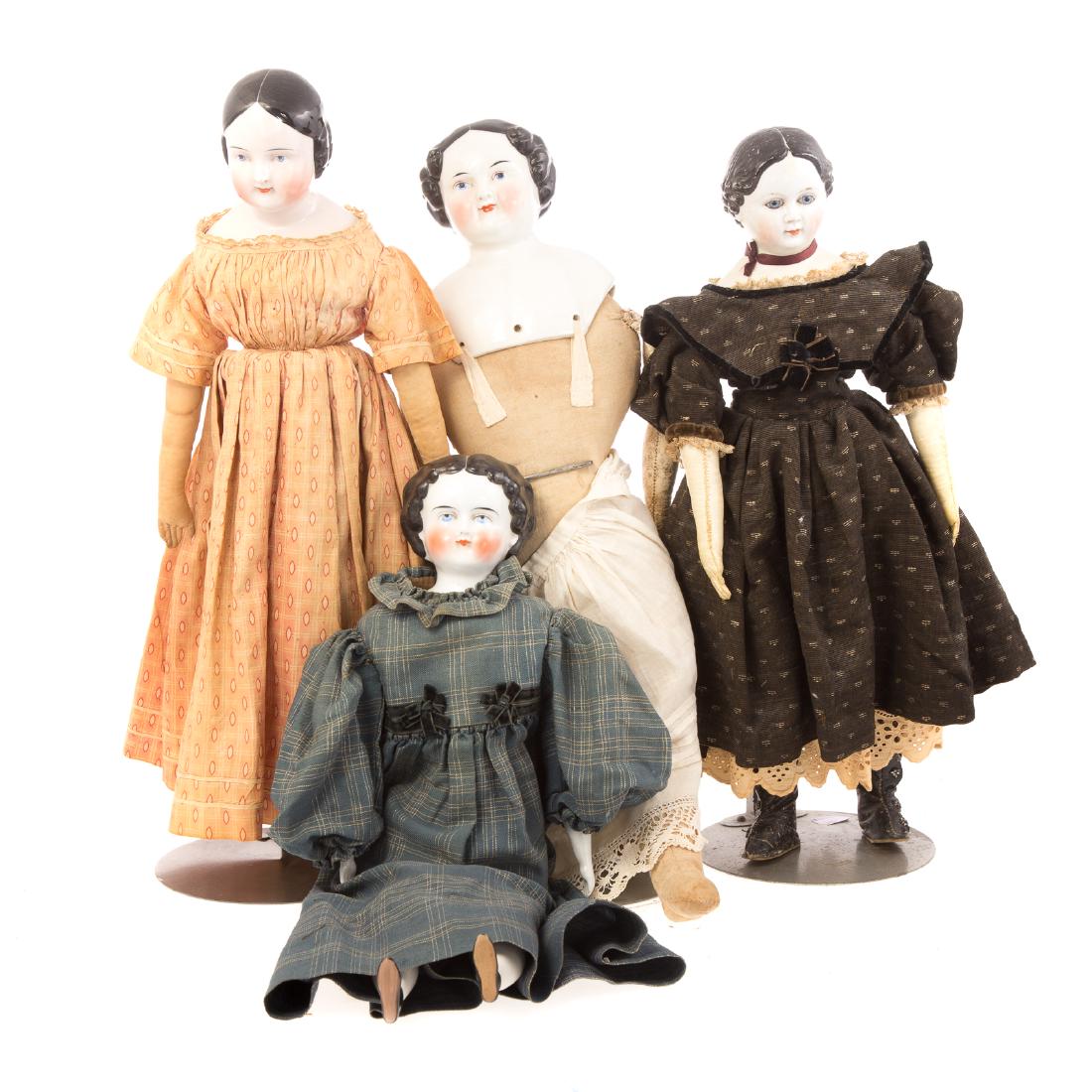 Four china head dolls (1 of 6)