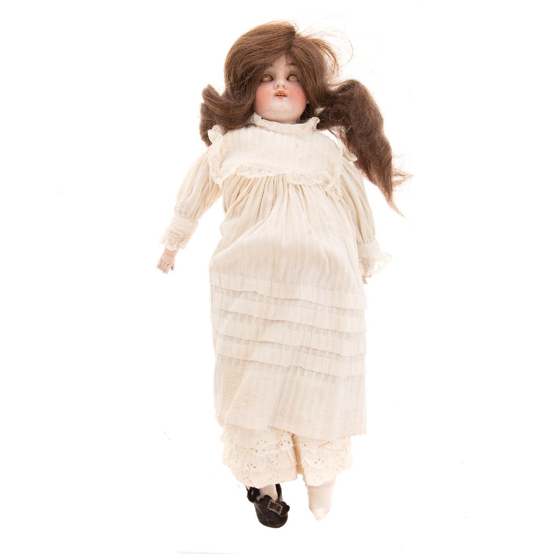 Kestner bisque and kid doll (1 of 4)