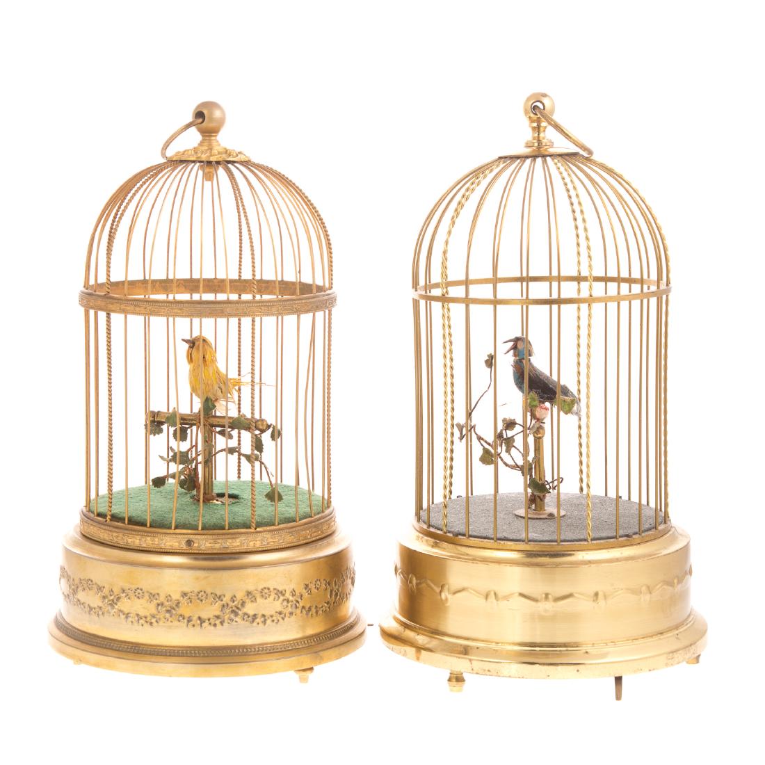 Two continental caged bird automatons (1 of 7)