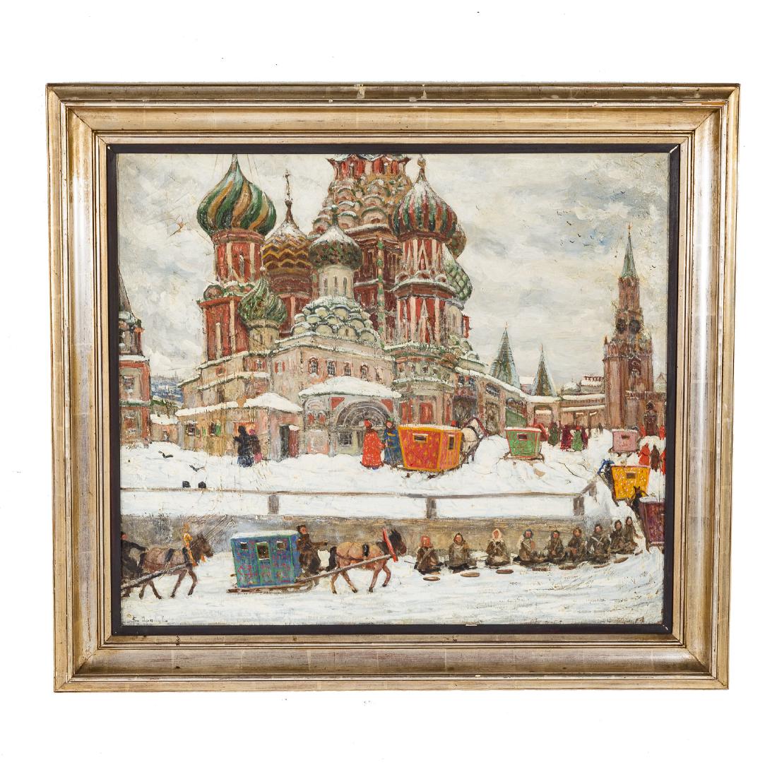 V. Orlov. St. Basil's Cathedral, oil (1 of 5)