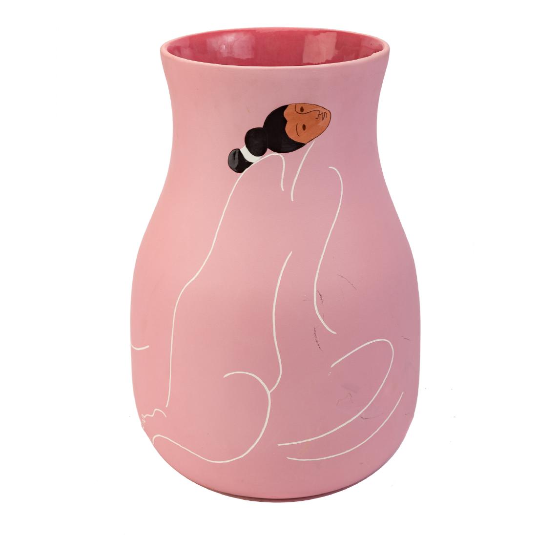 R.C. Gorman. Sisters ceramic vase (1 of 7)