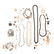 A Collection of Ladies Sterling & Gold Jewelry