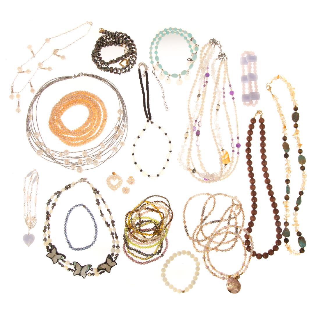 Collection of Ladies Multi Gem & Pearl Jewelry (1 of 4)