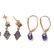 A Collection of Gemstone Earrings & Ring - 2