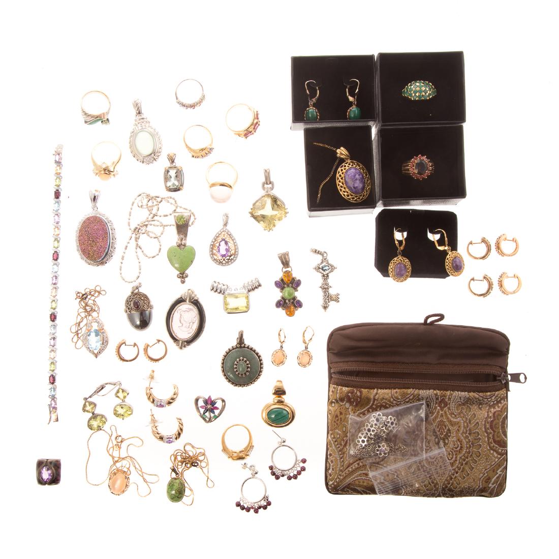 Collection Ladies Gilt & Other Sterling Jewelry (1 of 5)