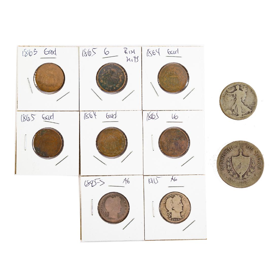 Interesting Coin Lot: includes 1915 Cuban Peso (1 of 4)