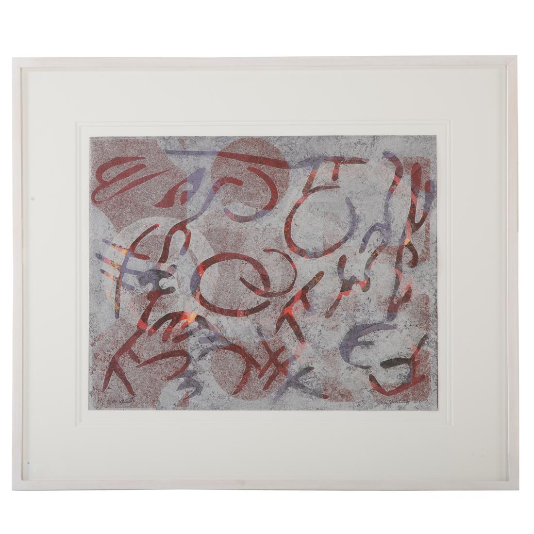 "Songs, II," monoprint (1 of 5)