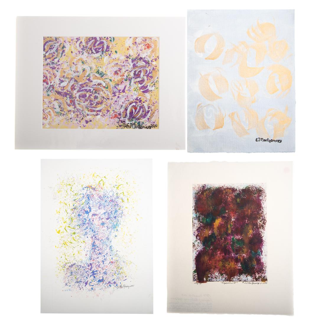 Lot of Four Unframed Artworks (1 of 11)