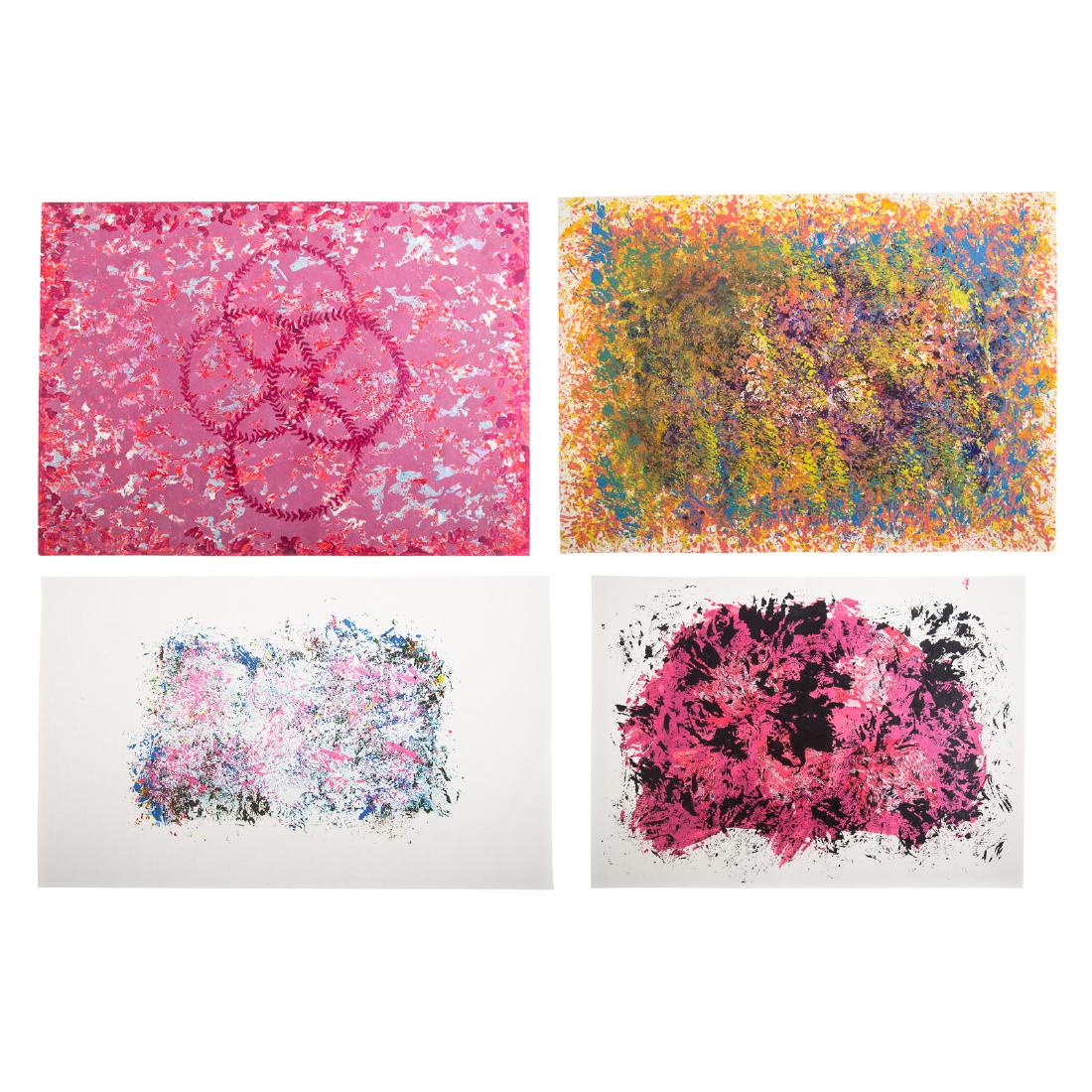 Lot of Four Unframed Artworks (1 of 7)