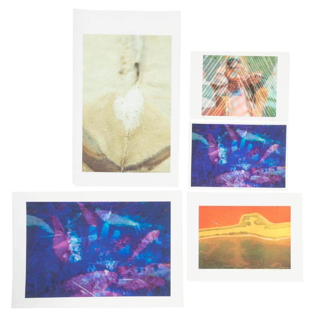 Group of 5 Unframed Artworks (1 of 8)