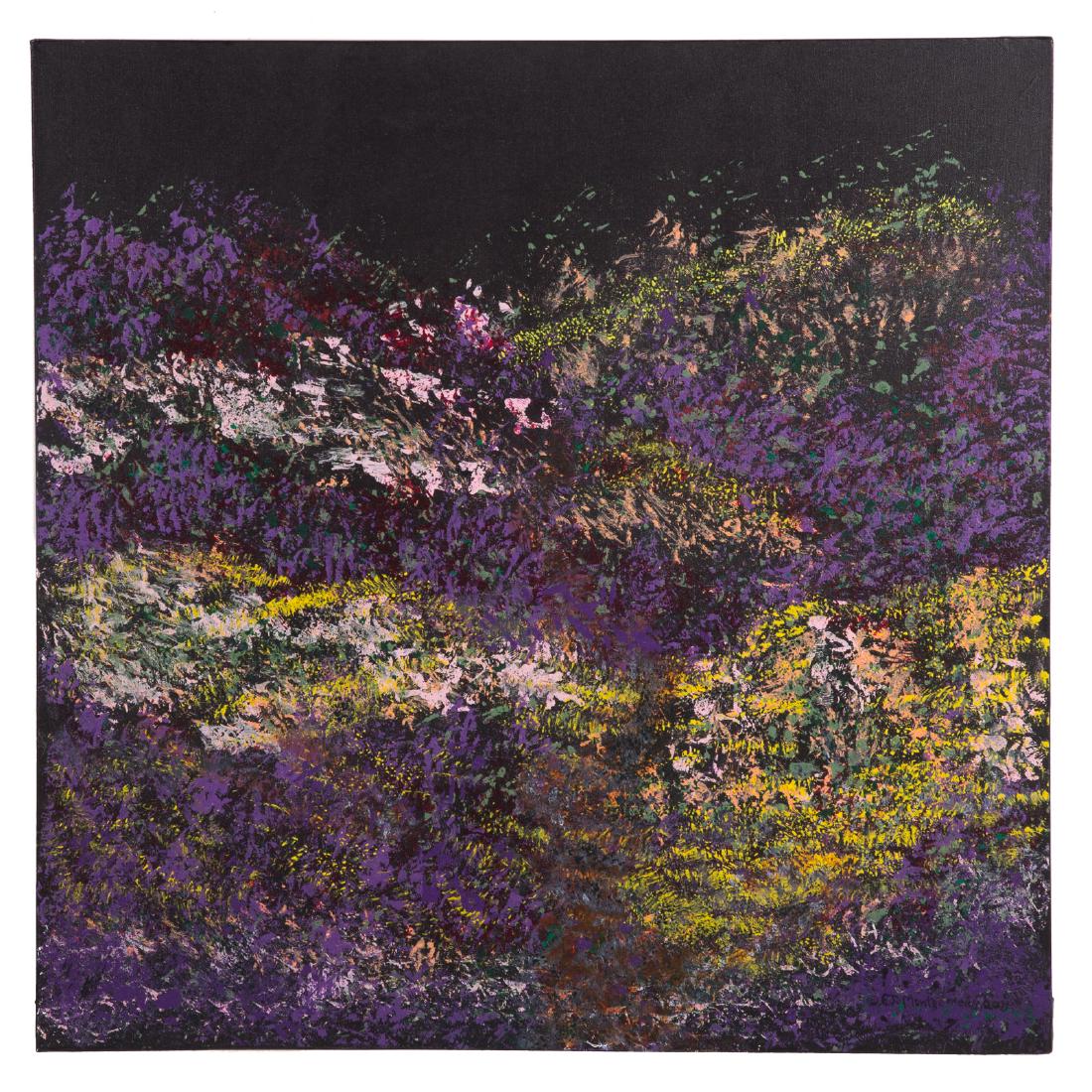 "Dialogue with Nature," acrylic on canvas (1 of 4)