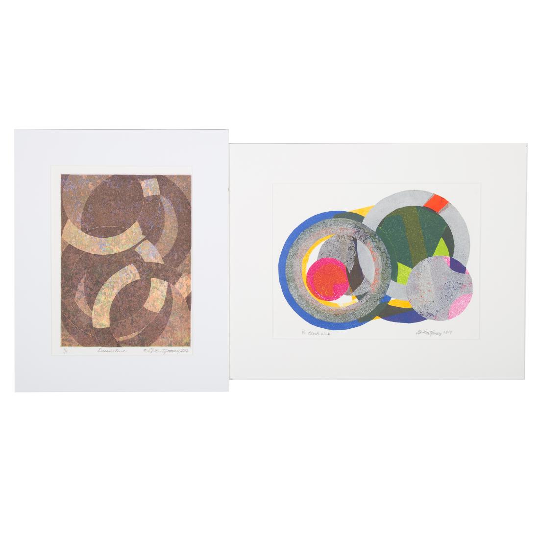 Two Color Etching Monoprints (1 of 3)