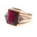 A Pair of Gent's Diamond & Gemstone Rings in Gold - 3
