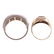 A Pair of Gent's Diamond & Gemstone Rings in Gold - 4