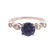 A Vintage Sapphire & Diamond Ring in Platinum