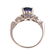 A Vintage Sapphire & Diamond Ring in Platinum - 3