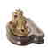 Continental bronze figural inkwell - 3