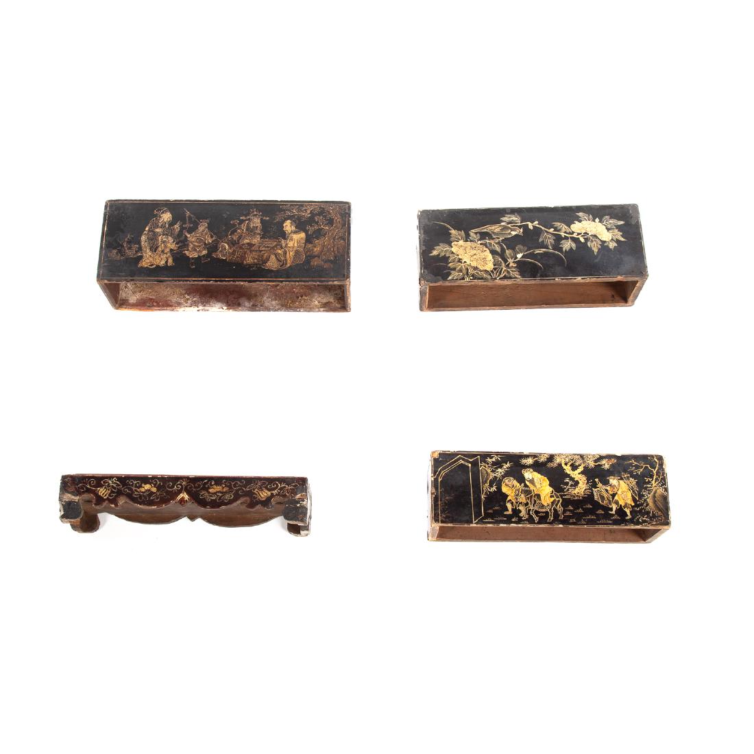 Chinese Lacquer Box and Two Lids (1 of 11)