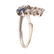 A Ladies Diamond & Sapphire Ring in Platinum - 2