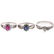 A Collection of Ladies Gemstone & Diamond Rings - 2