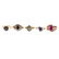 A Collection of Ladies Gemstone Rings in 14K Gold