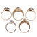 A Collection of Ladies Gemstone Rings in 14K Gold - 8