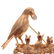 A Ladies Bird Brooch with Rubies & Diamond in 14K - 3