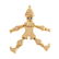 A Clown Pendant in 14K & a Contemporary Pendant - 2