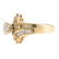 A Ladies Diamond Engagement Ring in 14K - 3
