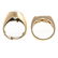 Two Gentlemen's Rings with Diamonds in Gold - 3