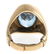 Two Gentlemen's Rings with Diamonds in Gold - 4