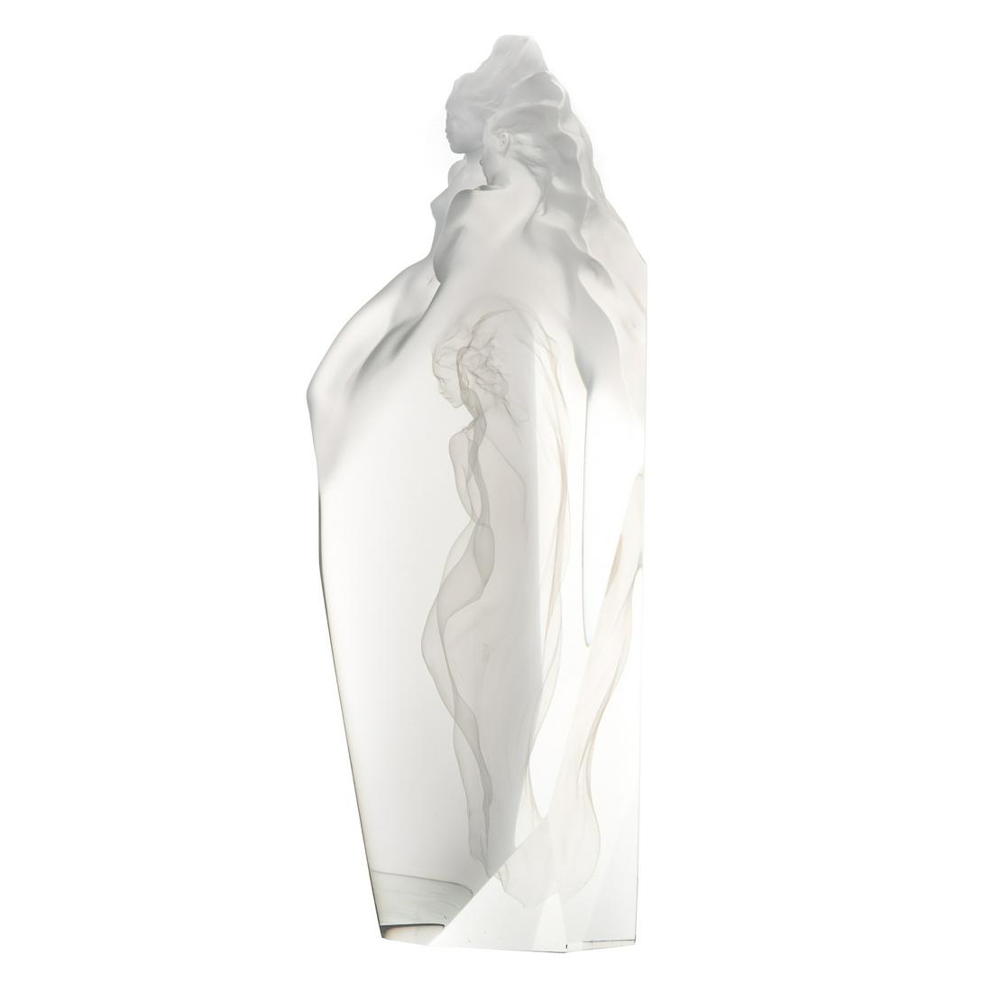 Frederick Hart, First Light Acrylic Sculpture: (American, 1943-1999), signed "Hart" and marked "1989 F.H./SGL 178/350 C.A.I." 21 in. H.